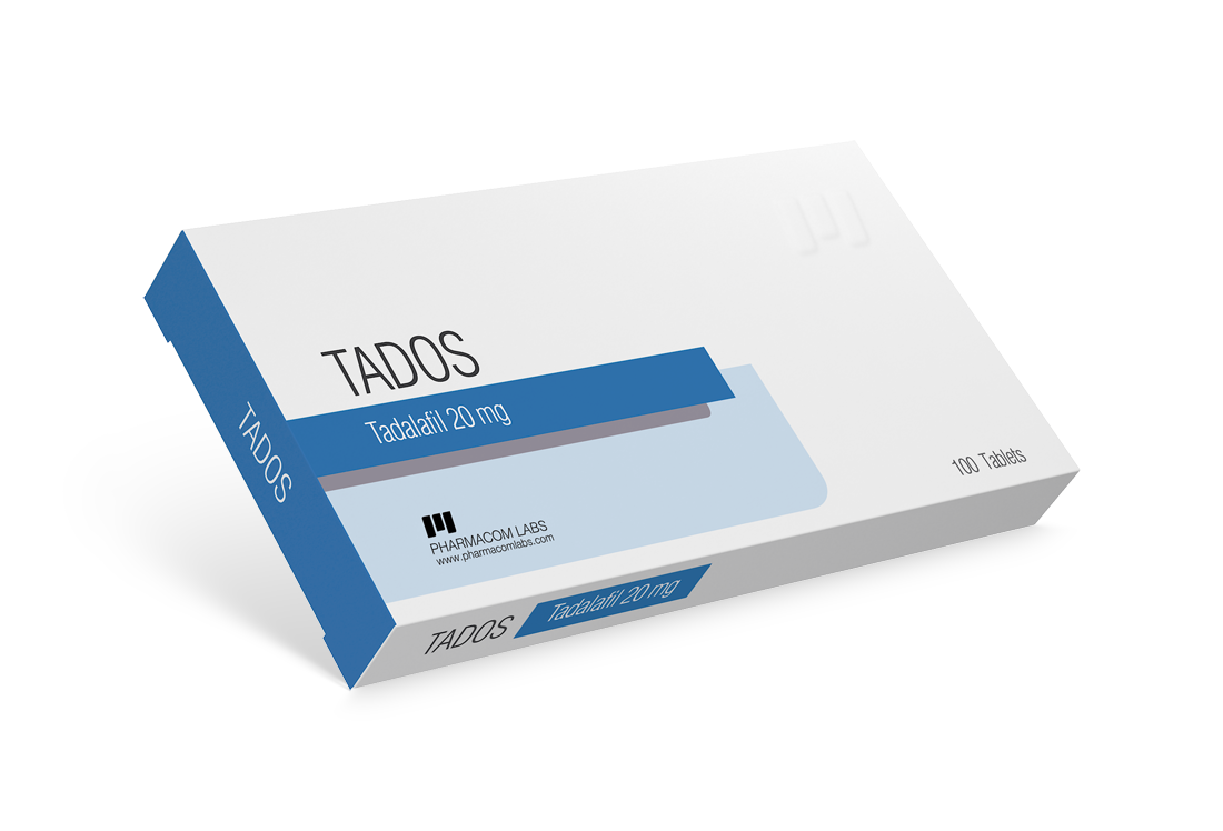 Pharmacom Tados Tadalafil 100 Pills X 20 mg