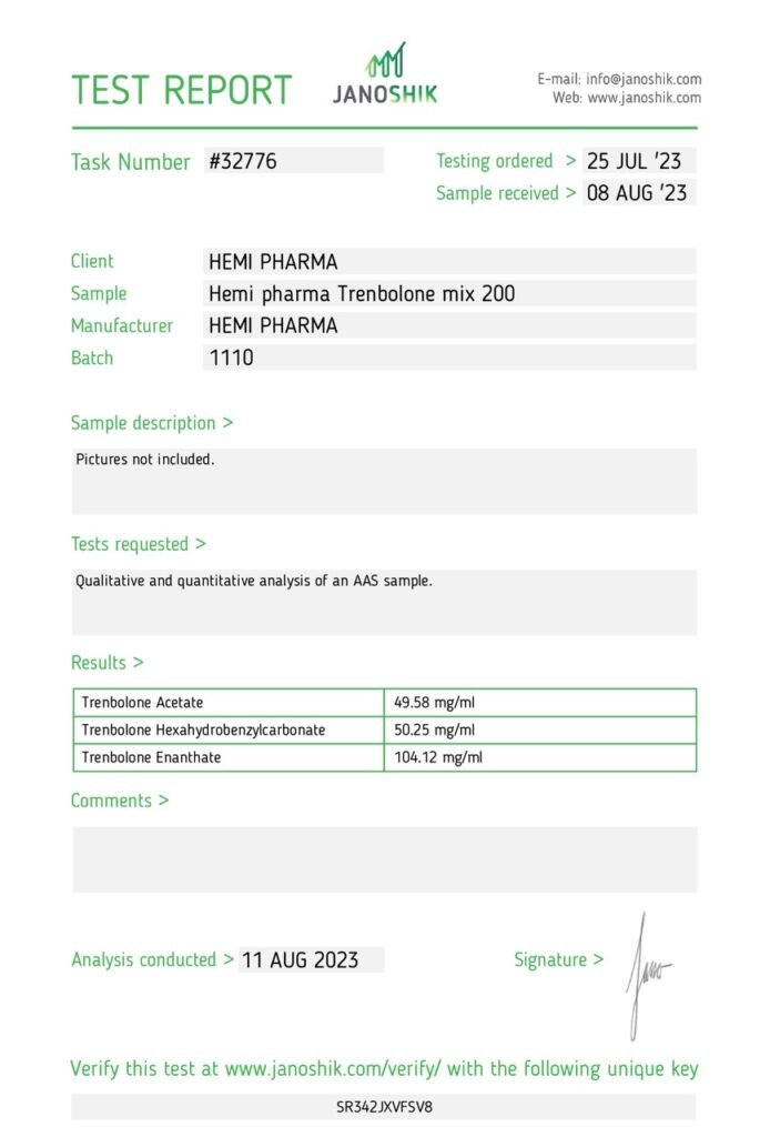 Hemi Pharma Trenbolone Mix 200 - Image 2